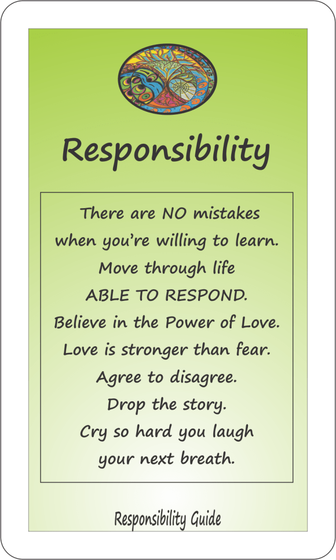 Responsibility Guide Card